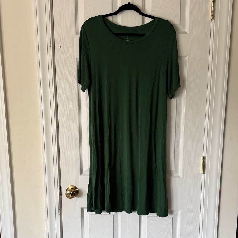 Dip brand Forest Green Tshirt Dress Like New - size L